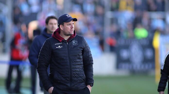 Viermal ungeschlagen gegen den TSV 1860: Unterhaching-Trainer Marc Unterberger.