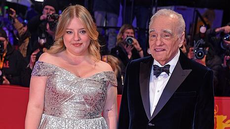 Martin Scorsese mit Tochter Francesca Scorsese bei der Berlinale 2024.