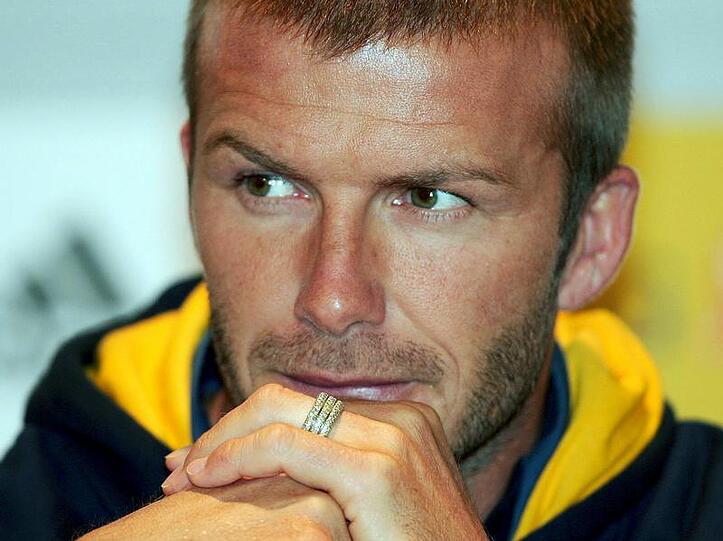 Wurde zum Buhmann: David Beckham.