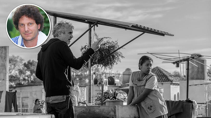 Regisseur Alfonso Cuarón mit seiner Hautdarstellerin in "Roma". Für die AZ aus Venedig berichtet Adrian Prechtel.