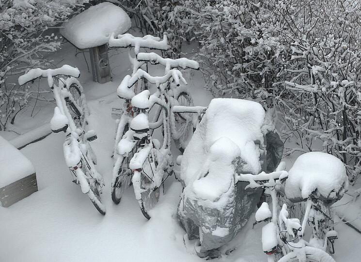 Das Schnee-Chaos im Norden Deutschlands - zum Durchklicken