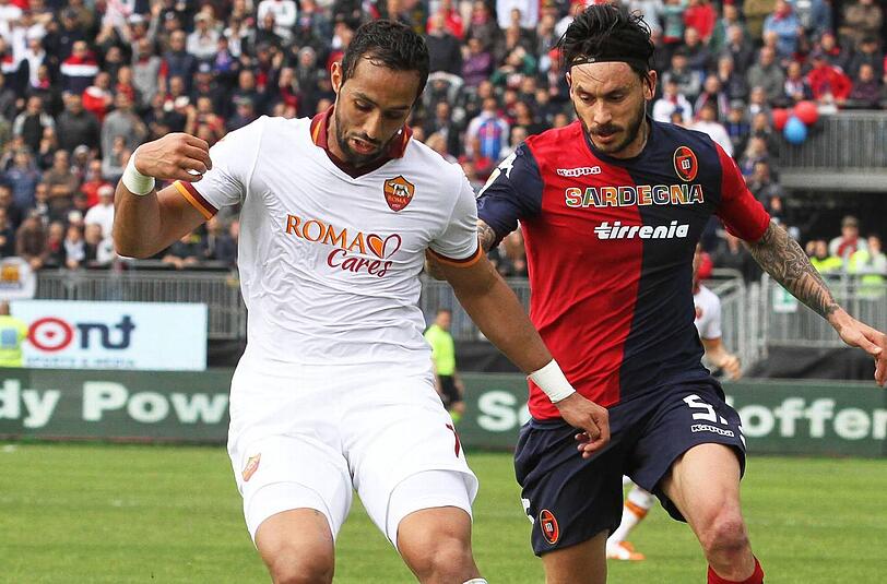 Wird vom FC Bayern beobachtet: Mehdi Benatia (l.) vom AS Rom.