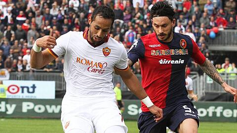 Wird vom FC Bayern beobachtet: Mehdi Benatia (l.) vom AS Rom.