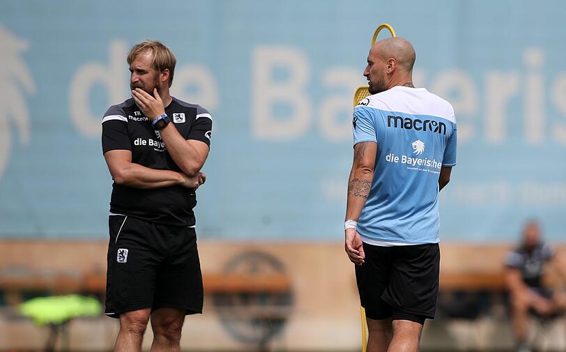 Timo Gebhart machte bei seiner ersten Trainingseinheit nach seiner Rückkehr zum TSV 1860 einen austrainierten Eindruck.