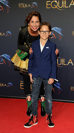 Lola Paltinger und Sohn Lio.