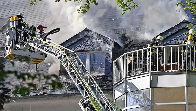 In M&uuml;nchen entstand durch einen Brand ein Millionenschaden an einem Wohnhaus.