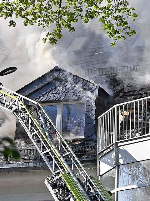 In M&uuml;nchen entstand durch einen Brand ein Millionenschaden an einem Wohnhaus.
