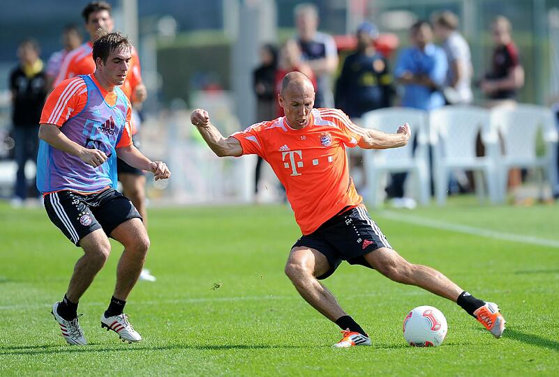 Die Bayern im Trainingslager in Doha, Tag 2.