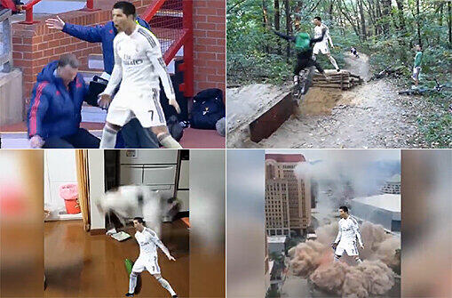 Cristiano Ronaldo in Höchstform.