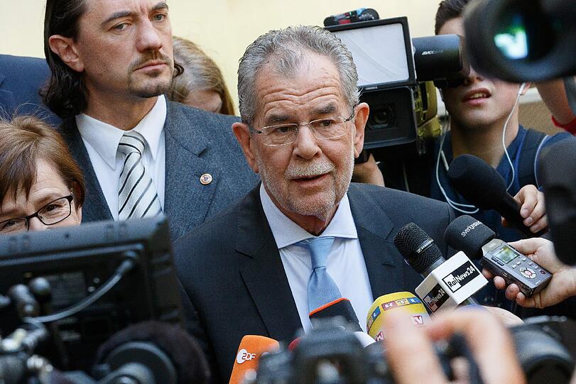 Grünen-Kandidat Alexander van der Bellen.