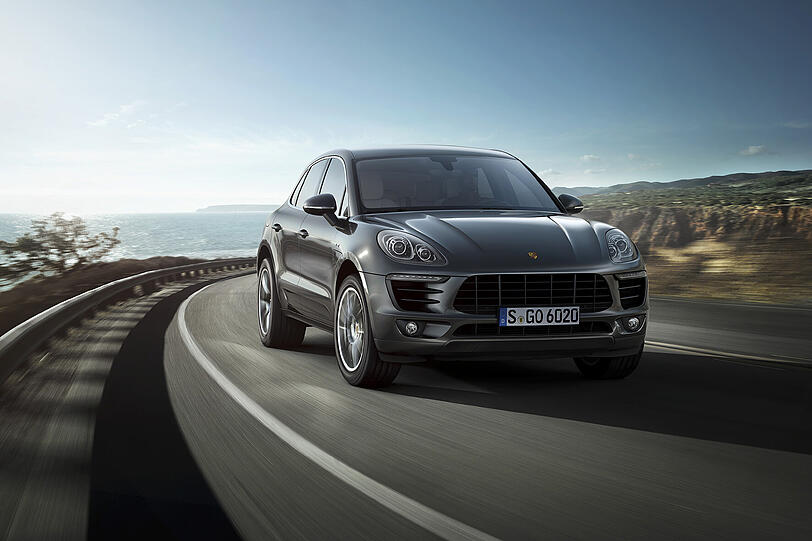 Platz 1: Der wertbeständigste Mittelklasse-SUV mit Dieselmotor ist der Porsche Macan.