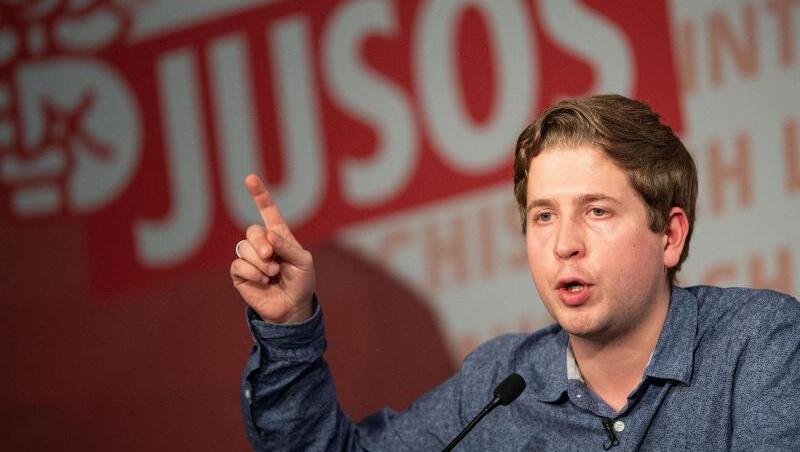 Kevin Kühnert, Bundesvorsitzender der Jungsozialisten (Jusos). Kevin Kühnert, Bundesvorsitzender der Jungsozialisten (Jusos).