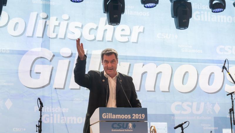 Bayerns Ministerpräsident Söder spricht beim Gillamoos-Volksfest. Bayerns Ministerpräsident Söder spricht beim Gillamoos-Volksfest.