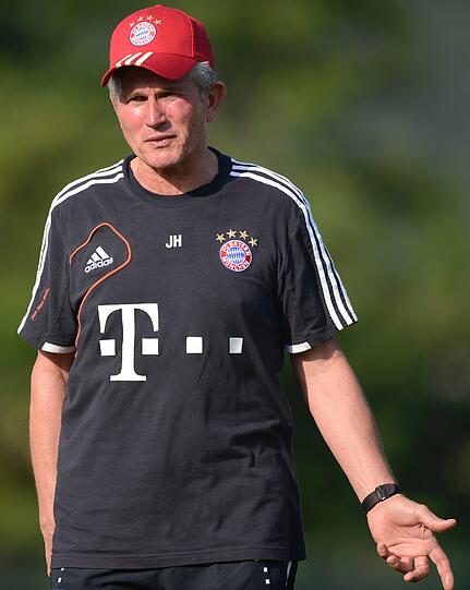 Den Donnerstagnachmittag gibt Trainer Heynckes seinen Spielern frei. Am Mittwoch mussten sie dafür bei strahlendem Sonnenschein ordentlich schwitzen - und nahmen's gelassen.
