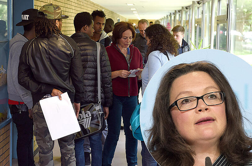 Bundesarbeitsministerin Andrea Nahles will jungen Flüchtlingen den Zugang zu Praktika erleichtern.