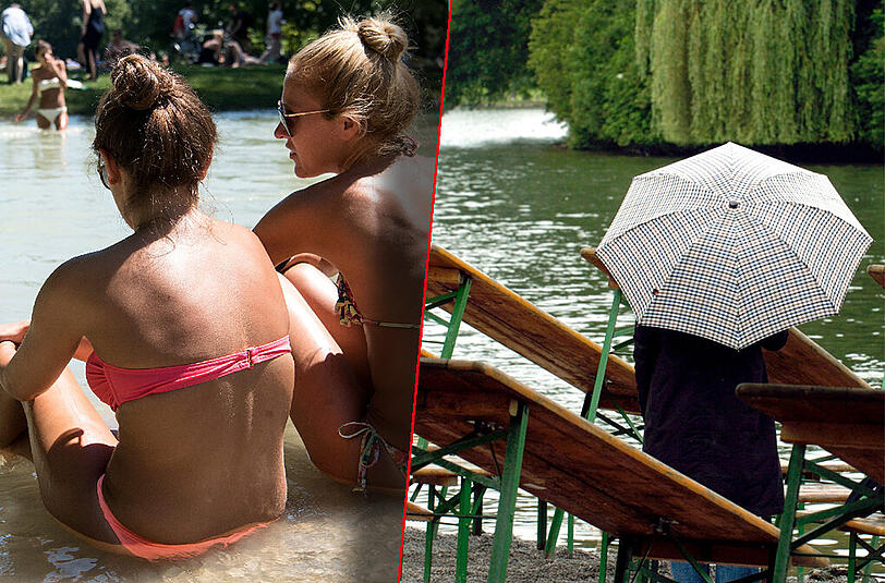 Bis Freitag soll es noch regnen, am Wochenende soll das Wetter wieder besser werden.