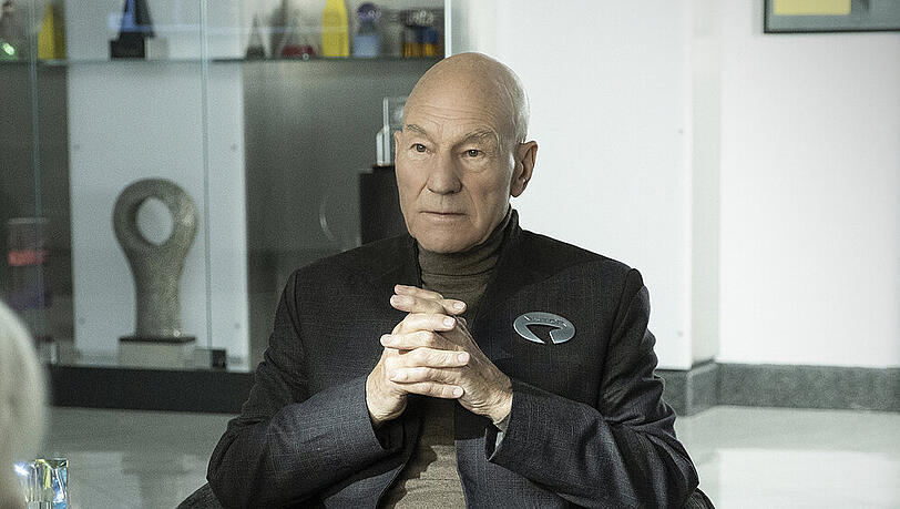 Hat nichts von seiner Autorität verloren: Jean-Luc Picard (Patrick Stewart) Hat nichts von seiner Autorität verloren: Jean-Luc Picard (Patrick Stewart)