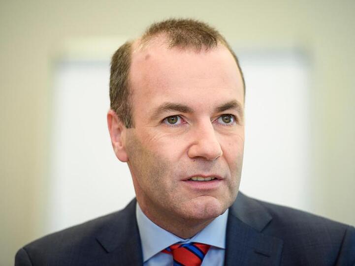 Manfred Weber (CSU) in Berlin. Foto: Gregor Fischer/Archiv