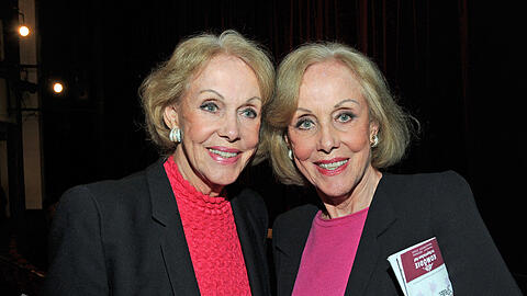 Die weltbekannten Entertainerinnen Ellen (links) und Alice Kessler.