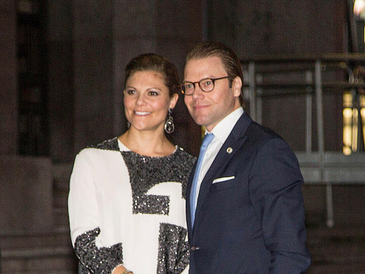 Prinzessin Victoria von Schweden mit ihrem Gatten Daniel