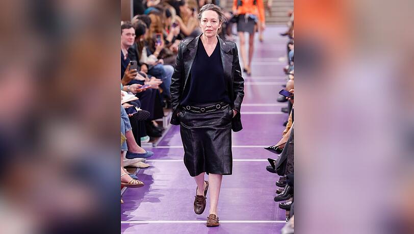 Olivia Colman in Paris. Olivia Colman in Paris.
