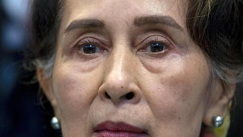 Myanmars entmachtete Regierungschefin Aung San Suu Kyi.