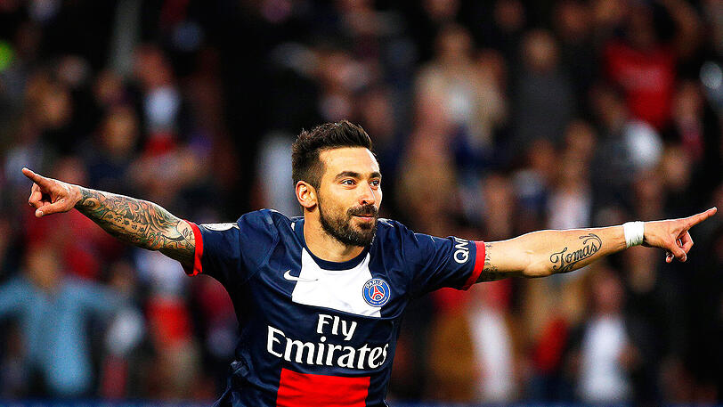 Von Paris nach China: Ezequiel Lavezzi wechselte im Februar 2016 von PSG zu Hebei China Fortune. Der Klub zahlte eine Ablösesumme von 5,5 Millionen Euro.