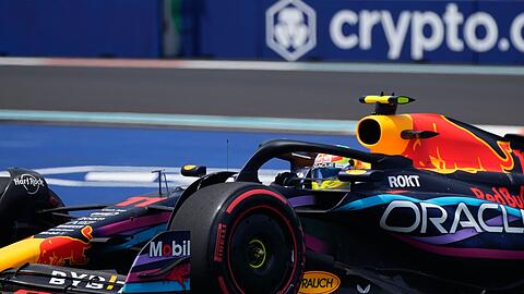 Startet in Miami von der Pole: Sergio Perez.