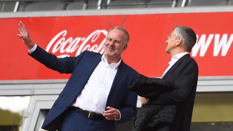 Haben sich mit einem Schreiben bei den Münchner Fans bedankt: Präsident Herbert Hainer (r) und Vorstandschef Karl-Heinz Rummenigge. Haben sich mit einem Schreiben bei den Münchner Fans bedankt: Präsident Herbert Hainer (r) und Vorstandschef Karl-Heinz Rummenigge.