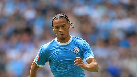 Manchester Citys Leroy Sané am Ball. Foto: Adam Davy/PA Wire/Archivbild