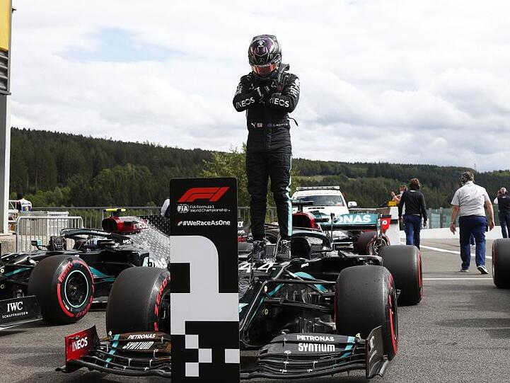 Lewis Hamilton wird schwer zu schlagen sein - die Pole holte er sich mit mehr als einer halben Sekunde Vorsprung.