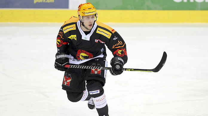 Flammen am Helm: der frühere EHC-Star Dominik Kahun.