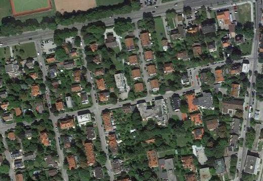 In diesem Bereich soll die Bodenseestraße (oben) umgestaltet werden.