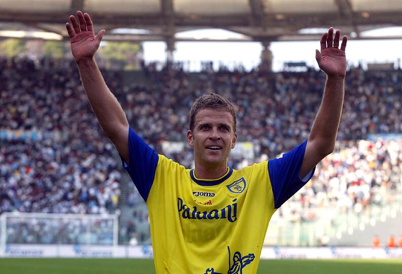 Oliver Bierhoff - Ascoli Calcio (1991-95), Udinese Calcio (1995-98), AC Mailand (1998-2001), AC Chievo Verona (2002-03)