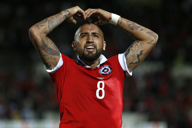 Arturo Vidal spielte 90 Minuten durch, konnte aber die 3:0 Niederlage von Chile gegen Peru nicht verhindern.