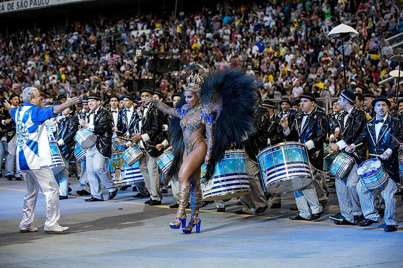 Heiße Rhythmen, heiße Tänze: Die besten Bilder vom Karneval im Sambodromo in Rio.