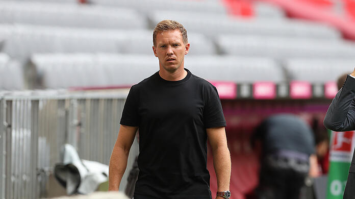 Julian Nagelsmann sollte am Freitagabend sein erstes Pflichtspiel als Bayern-Coach leiten.