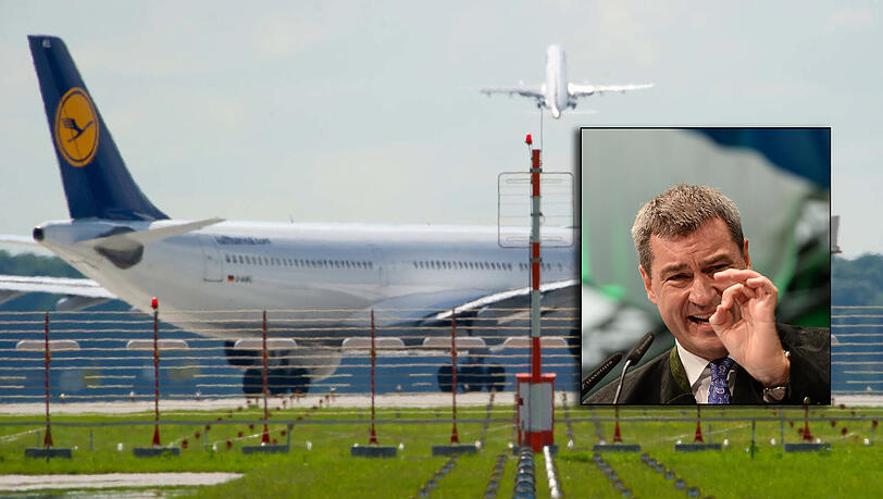 Knapp 288 000 Mal sind Flugzeuge in den letzten neun Monaten am Münchner Flughafen gestartet und gelandet: 1,1 Prozent mehr als 2014 – aber noch immer viel weniger als 2008. Rechts: Christian Magerl (Grüne): „Für mich bleibt das Projekt tot.“ Links: Markus Söder (CSU) wirbt weiter für die dritte Startbahn. Knapp 288 000 Mal sind Flugzeuge in den letzten neun Monaten am Münchner Flughafen gestartet und gelandet: 1,1 Prozent mehr als 2014 – aber noch immer viel weniger als 2008. Rechts: Christian Magerl (Grüne): „Für mich bleibt das Projekt tot.“ Links: Markus Söder (CSU) wirbt weiter für die dritte Startbahn.