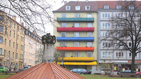 Wie gefällt Ihnen das bunte Haus?