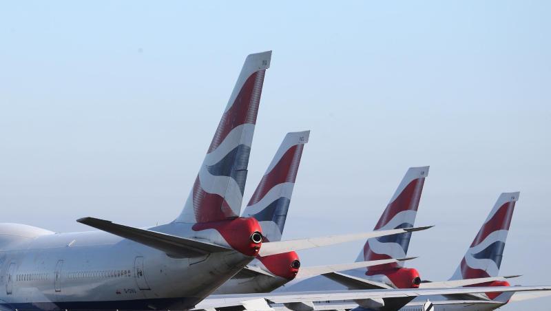 Maschinen von British Airways am Flughafen Bournemouth. Maschinen von British Airways am Flughafen Bournemouth.