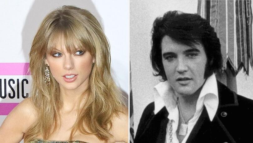 Gleichgezogen hat sie schon - knackt Taylor Swift bald einen jahrzehntealten Rekord von Elvis Presley?