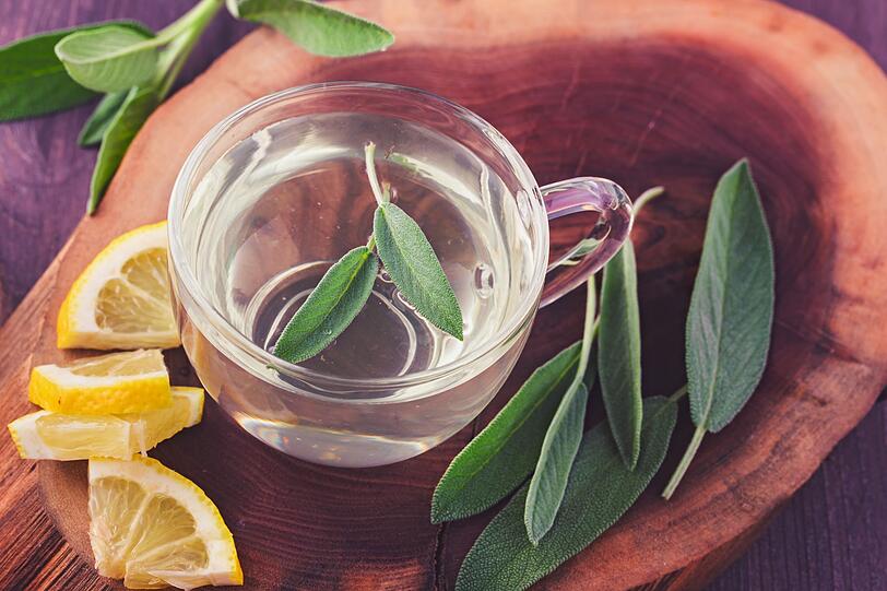 Nicht grundlos gibt es Salbeibonbons: Die Pflanze heilt Halsentzündungen und Heiserkeit. Wer unter Zahnfleischbluten leidet, sollte Salbeitee trinken und diesen dabei länger im Mund behalten. Außerdem kann Salbei übermäßiges Schwitzen lindern. Nicht grundlos gibt es Salbeibonbons: Die Pflanze heilt Halsentzündungen und Heiserkeit. Wer unter Zahnfleischbluten leidet, sollte Salbeitee trinken und diesen dabei länger im Mund behalten. Außerdem kann Salbei übermäßiges Schwitzen lindern.