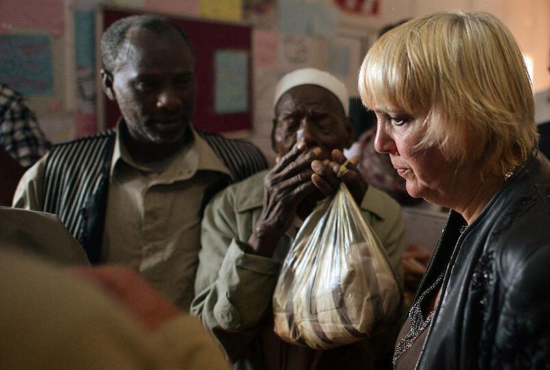 Grünen-Chefin Claudia Roth in Libyen - die Bilder.