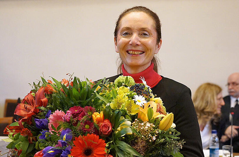 Rosemarie Hingerl am Donnerstag im Münchner Rathaus.