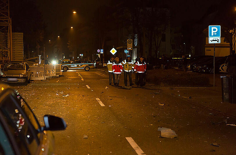 Die Dixi-Klo-Explosion sorgte in der Fürther Südstadt für Verwüstung und massive Schäden. Die Bilder vom Tatort.
