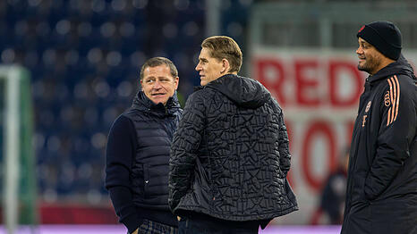 Sie sind in der Pause vor der Klub-WM besonders gefordert: Bayerns Sportvorstand Max Eberl (l.) und Sportdirektor Christoph Freund.