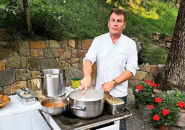 Spitzenkoch Oskar Geier aus St. Michael sorgte für das leibliche Wohl auf der Hochzeit von Manuel Neuer