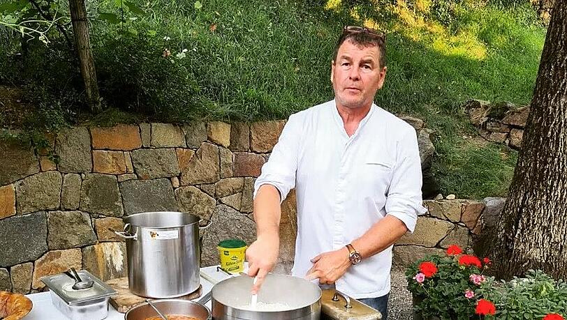 Spitzenkoch Oskar Geier aus St. Michael sorgte für das leibliche Wohl auf der Hochzeit von Manuel Neuer