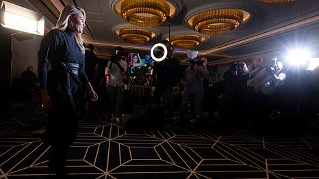 In M&uuml;nchen stellte Fischer ihre Tourneepl&auml;ne vor.