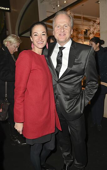 Charlotte von Oeynhausen und Markus Wahl (Geschäftsführer Longchamp Deutschland)